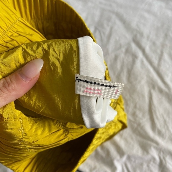 Free People Movement- NWT Yellow “The Way Home” Workout Active Shorts - Picture 3 of 6